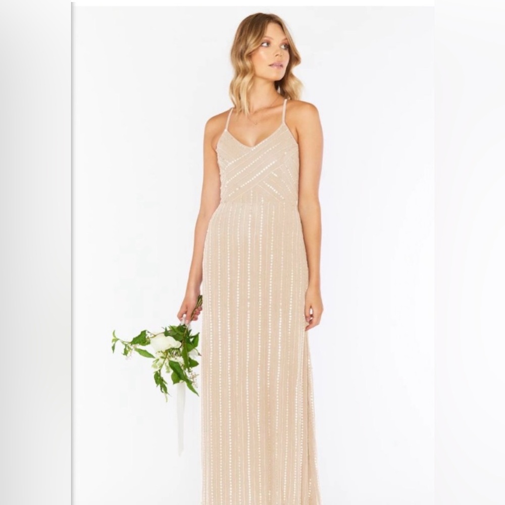 Show Me Your MuMu Cream Maxi Dress